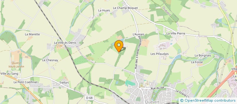 localisation de l'entreprise 754 079 267   QUEVERT