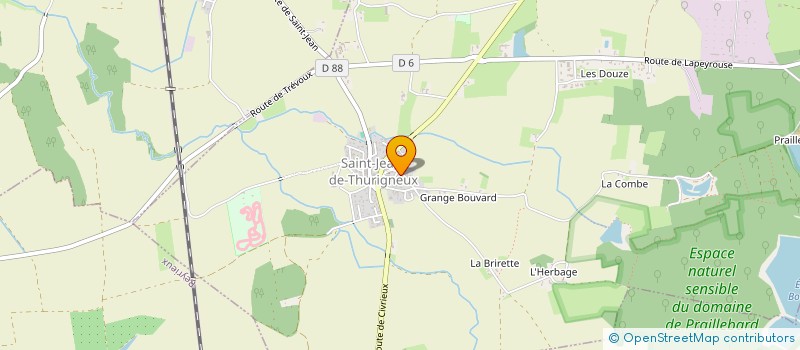 localisation de l'entreprise 754 099 190   SAINT-JEAN-DE-THURIGNEUX