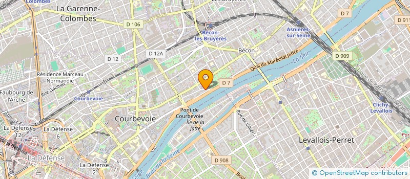 localisation de l'entreprise 755 IMMO  COURBEVOIE