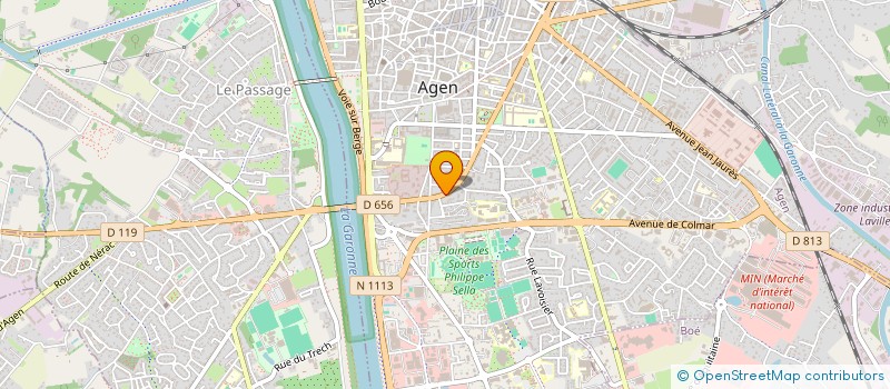 localisation de l'entreprise 76 LIBERTE 47  AGEN