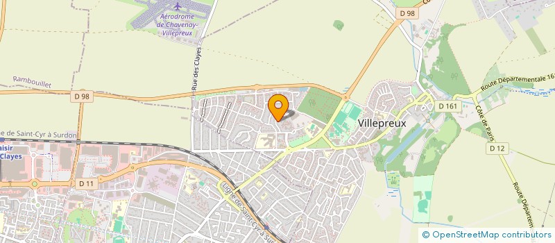 localisation de l'entreprise 768 INVEST  VILLEPREUX