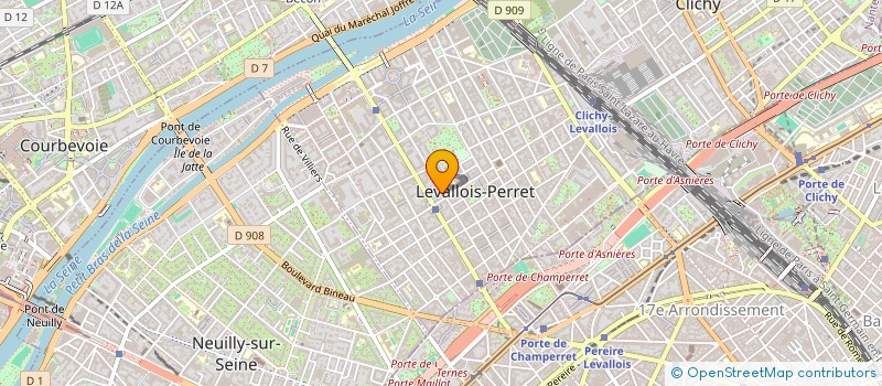 localisation de l'entreprise 77 CARNOT à LEVALLOIS-PERRET