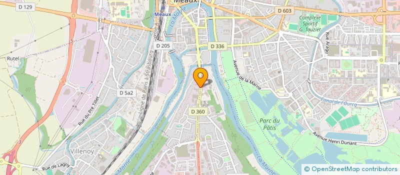 localisation de l'entreprise 77 DISTRIBUTION à MEAUX