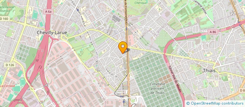 localisation de l'entreprise 77 ROYALS CRICKET CLUB  CHEVILLY-LARUE