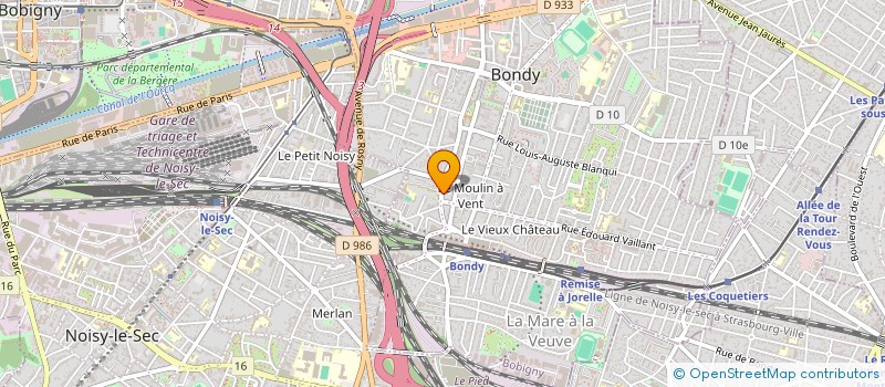 localisation de l'entreprise 77 SALENGRO  BONDY