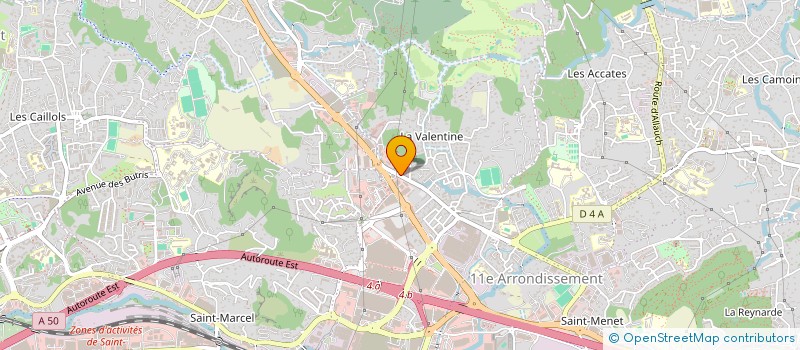 localisation de l'entreprise 770 à MARSEILLE 11