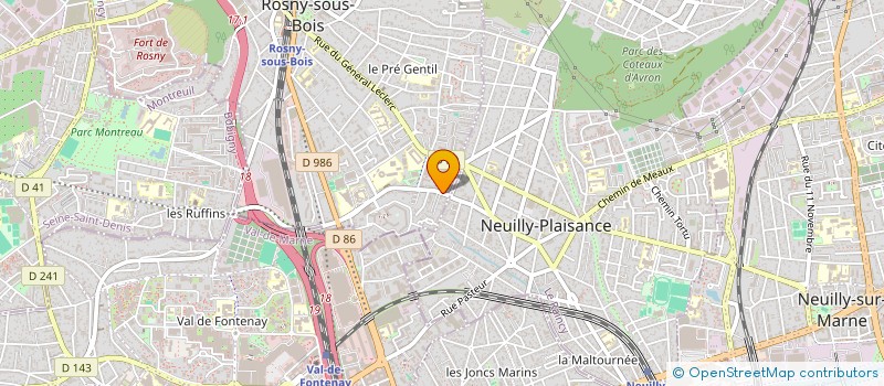 localisation de l'entreprise 770 VOLTS NAOURI à ROSNY-SOUS-BOIS