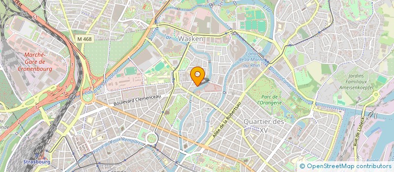 localisation de l'entreprise 775 PROMOTION à STRASBOURG
