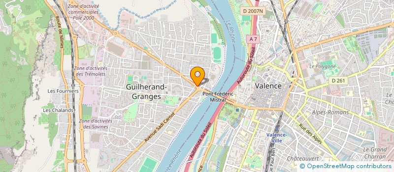 localisation de l'entreprise 776 244 816   GUILHERAND-GRANGES