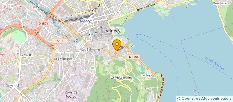 localisation de l'entreprise 777 à ANNECY