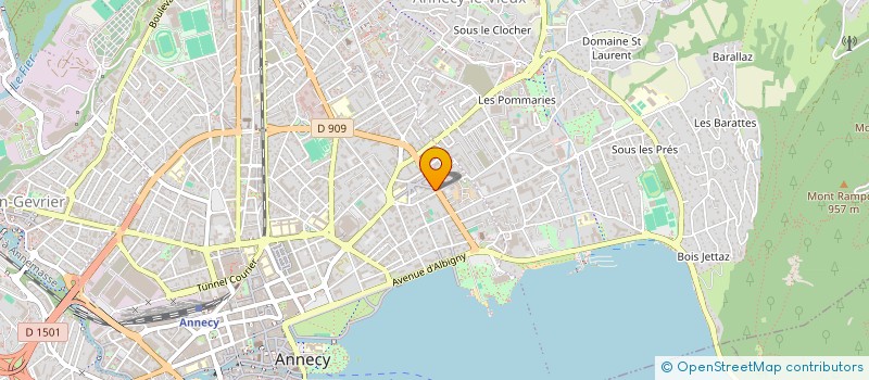 localisation de l'entreprise 77777 à ANNECY