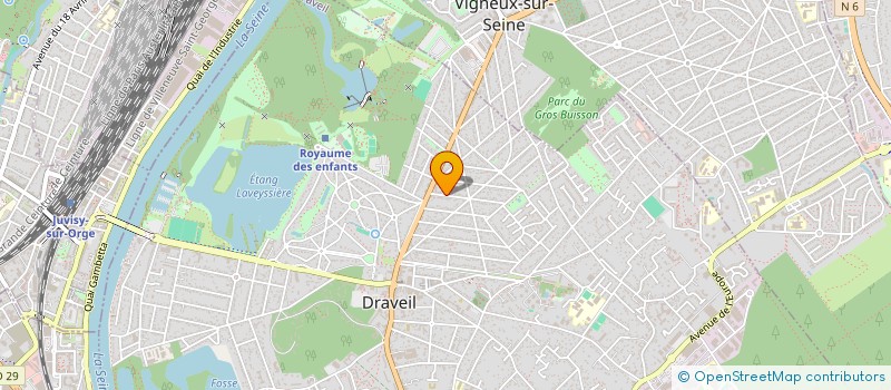 localisation de l'entreprise 778 124 081 à DRAVEIL