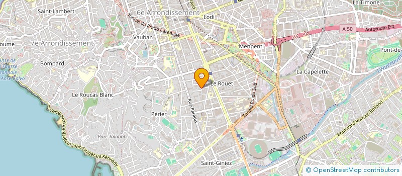 localisation de l'entreprise 78 DV à MARSEILLE