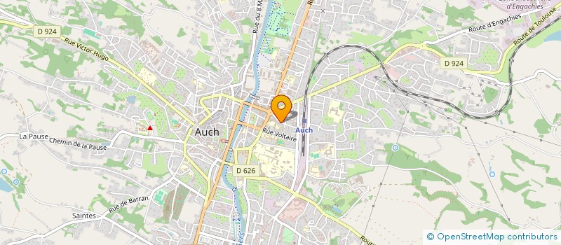 localisation de l'entreprise 788 422 905 à AUCH