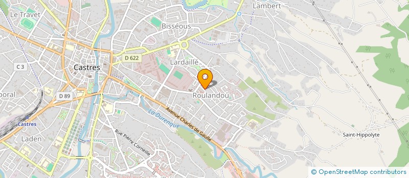 localisation de l'entreprise 788 433 431   CASTRES