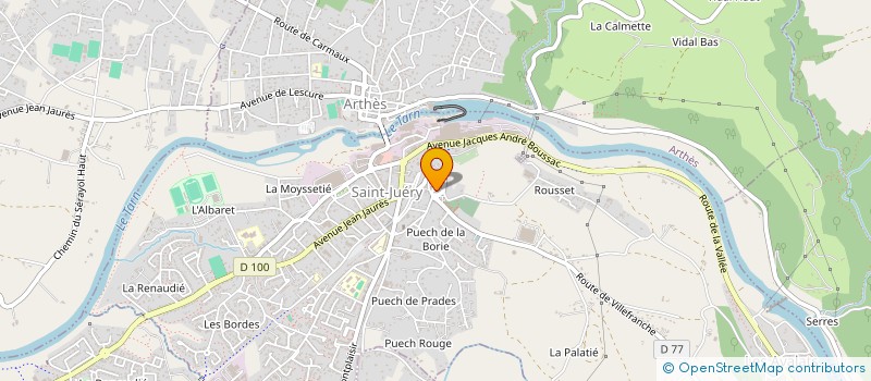 localisation de l'entreprise 788 492 676   SAINT-JUERY