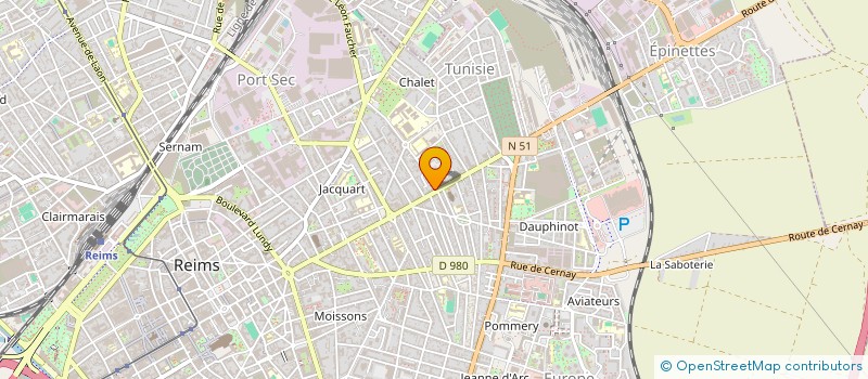 localisation de l'entreprise 788 512 283   REIMS