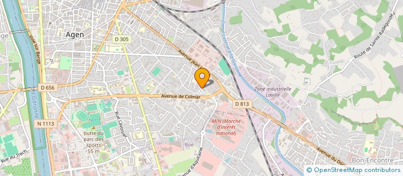 localisation de l'entreprise 788 538 866   BOE