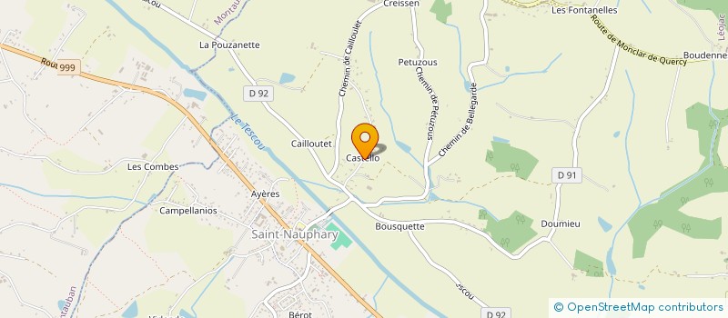 localisation de l'entreprise 788 559 581   SAINT-NAUPHARY