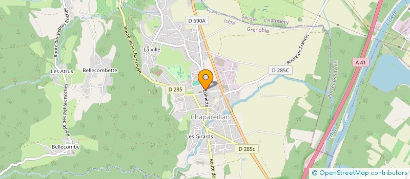 localisation de l'entreprise 788 562 478   CHAPAREILLAN