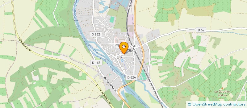 localisation de l'entreprise 788 624 286   CHAMPS-SUR-YONNE