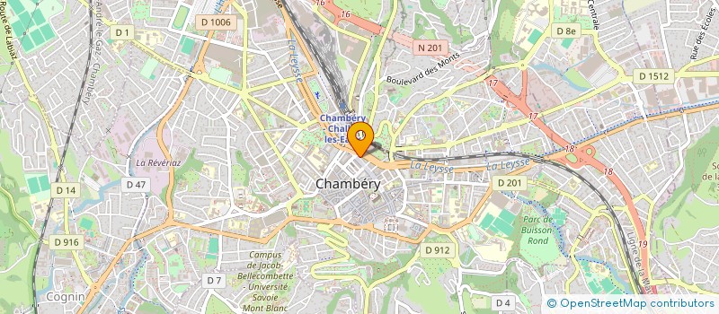 localisation de l'entreprise 788 639 292 à CHAMBERY