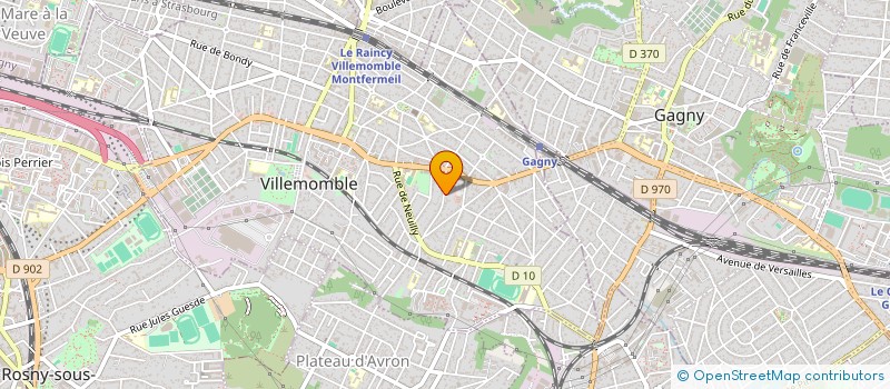 localisation de l'entreprise 788 696 433   VILLEMOMBLE