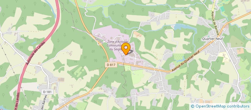 localisation de l'entreprise 788 697 878   SAINT-JEAN-DE-MARSACQ