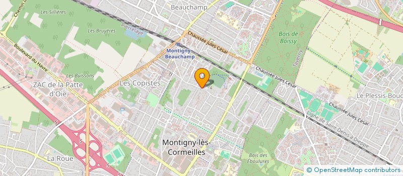 localisation de l'entreprise 788 713 287 à MONTIGNY-LES-CORMEILLES