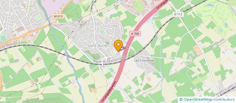 localisation de l'entreprise 788 736 437   SAINT-AUNES