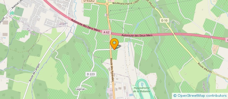 localisation de l'entreprise 788 737 872   LANGON