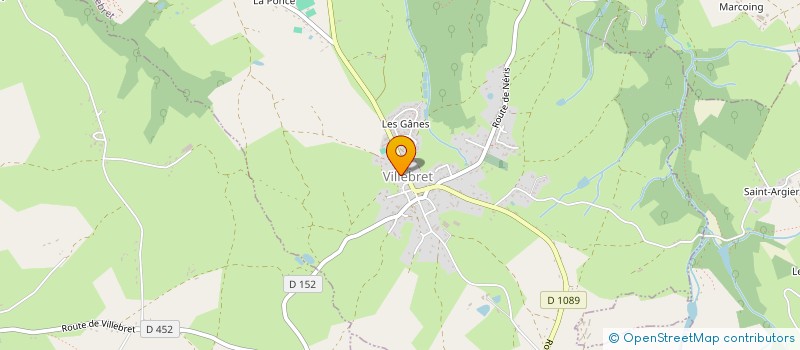 localisation de l'entreprise 788 763 902   VILLEBRET