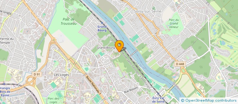 localisation de l'entreprise 788 764 223 à MELUN