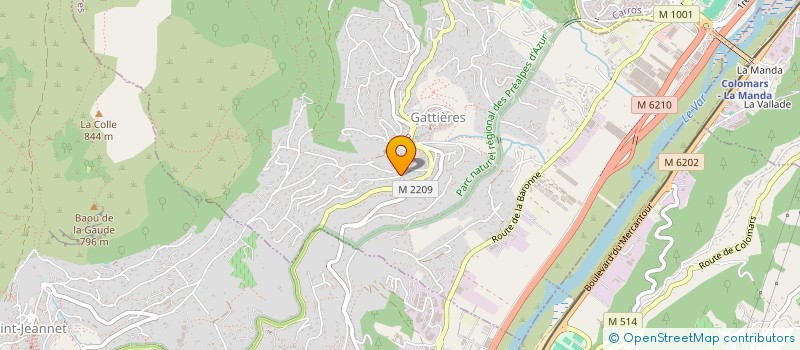 localisation de l'entreprise 788 767 051 à GATTIERES