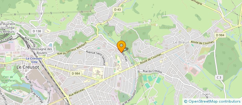 localisation de l'entreprise 788 784 007   LE CREUSOT