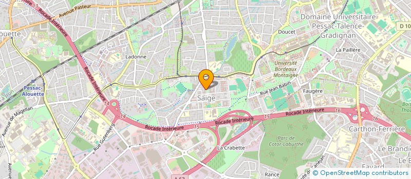 localisation de l'entreprise 788 787 059   PESSAC