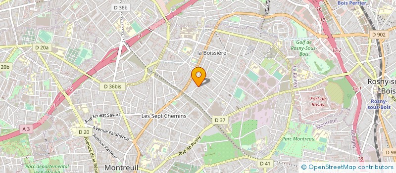 localisation de l'entreprise 788 787 737 à MONTREUIL