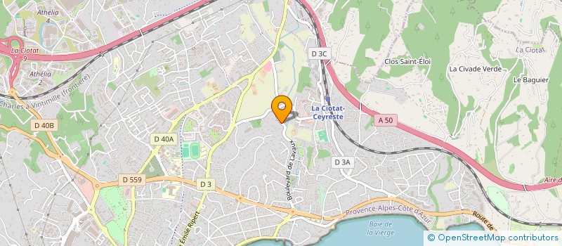 localisation de l'entreprise 788 791 663 à LA CIOTAT