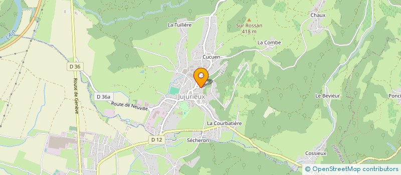 localisation de l'entreprise 788 807 261   JUJURIEUX