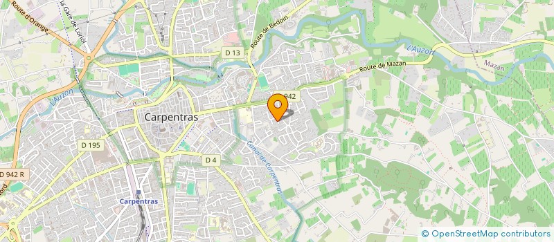 localisation de l'entreprise 788 807 808  à CARPENTRAS