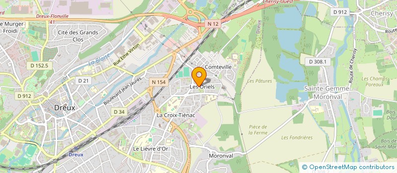 localisation de l'entreprise 788 813 137 à DREUX