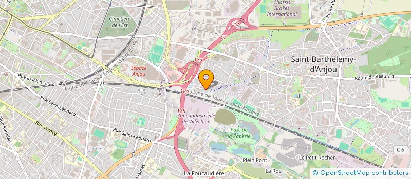 localisation de l'entreprise 788 834 232  à ANGERS