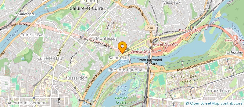 localisation de l'entreprise 788 920 890 à CALUIRE-ET-CUIRE