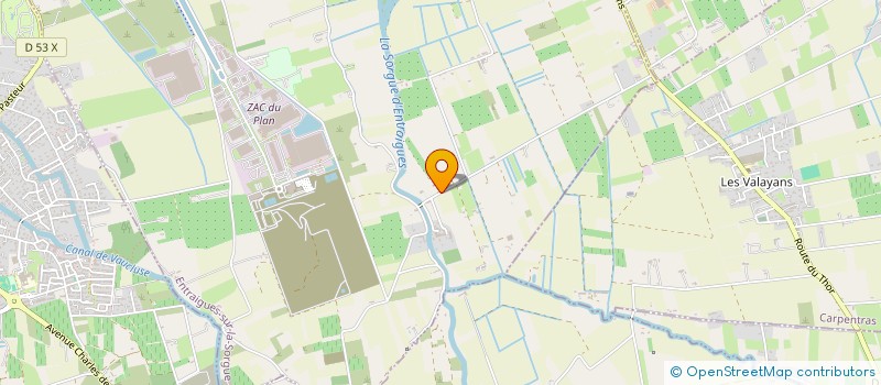 localisation de l'entreprise 788 921 484   ENTRAIGUES SUR LA SORGUE