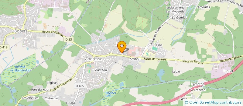 localisation de l'entreprise 788 941 631 à SAINT-VINCENT-DE-TYROSSE