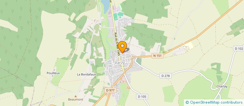 localisation de l'entreprise 788 959 237   VARZY