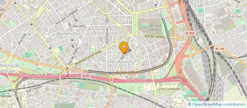 localisation de l'entreprise 789 008 265 à LILLE