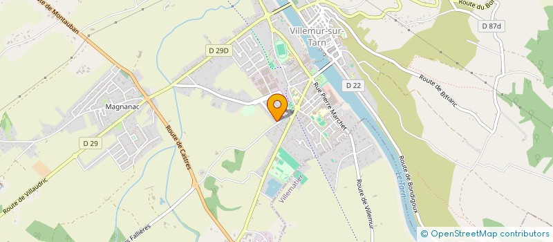 localisation de l'entreprise 789 008 661   FRONTON