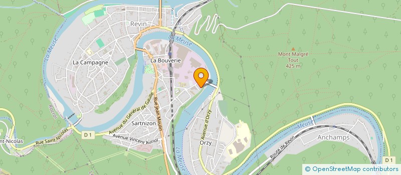 localisation de l'entreprise 789 014 636   REVIN