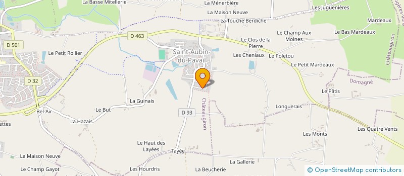 localisation de l'entreprise 789 021 748   CHATEAUGIRON